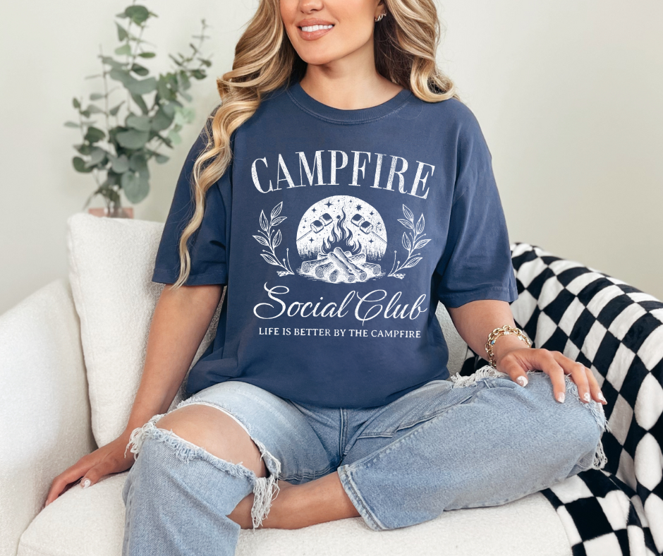 Campfire Social Club Comfort Colors T-shirt