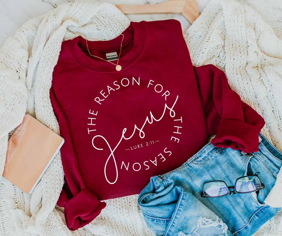 Jesus Is The Reason For The Season Gildan Sweatshirt