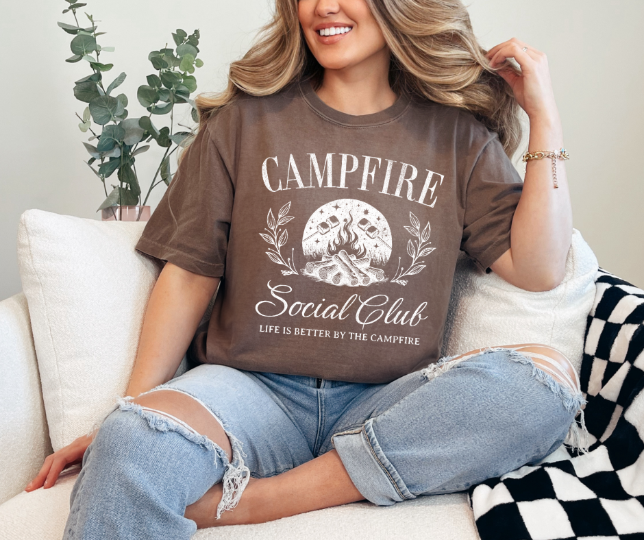 Campfire Social Club Comfort Colors T-shirt