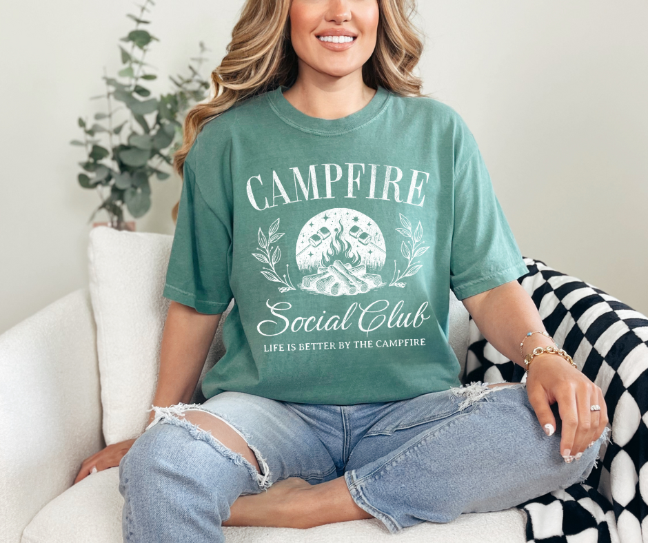 Campfire Social Club Comfort Colors T-shirt