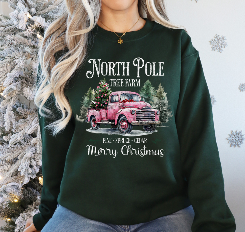 North Pole Tree Farm Sweatshirt