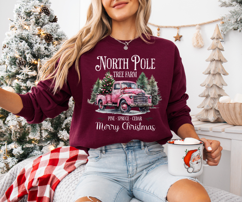 North Pole Tree Farm Sweatshirt